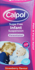 100ml Bottle of Sugar-Free Calpol Infant Paracetamol Suspension