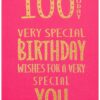 100th Birthday Card for Women