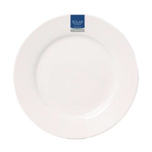 10.5 Inch / 26.5 cm Solar White Porcelain Dinner Plate