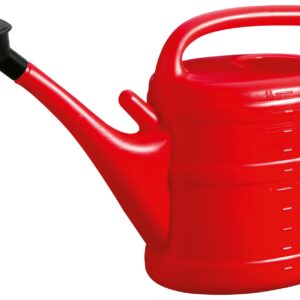 10L Red Plastic Watering Can by GELI