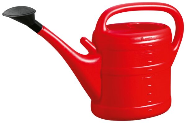 10L Red Plastic Watering Can by GELI