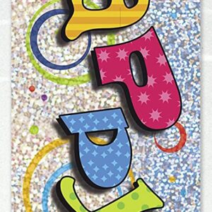 10th Birthday Holographic Foil Party Banner, 12ft - Multicolor by Unique Party