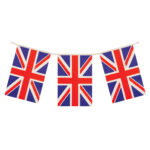 12-Foot Union Jack Great Britain Flag Bunting for Celebrations