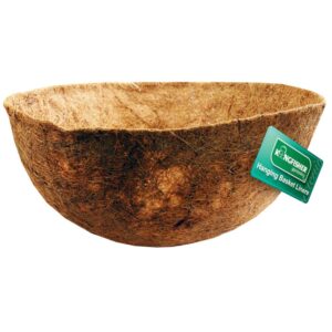 12-Inch Coco Hanging Basket Liner in Bowl Shape