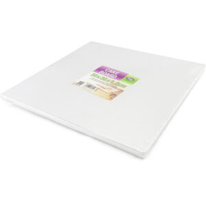 12-Inch Square Silver Cake Board Pack of 5 (30x30x1.2cm)