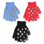12-Pack Boys' Thermal Magic Gloves with Football Print
