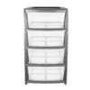 12-Pack Platinum Plastic Storage Towers