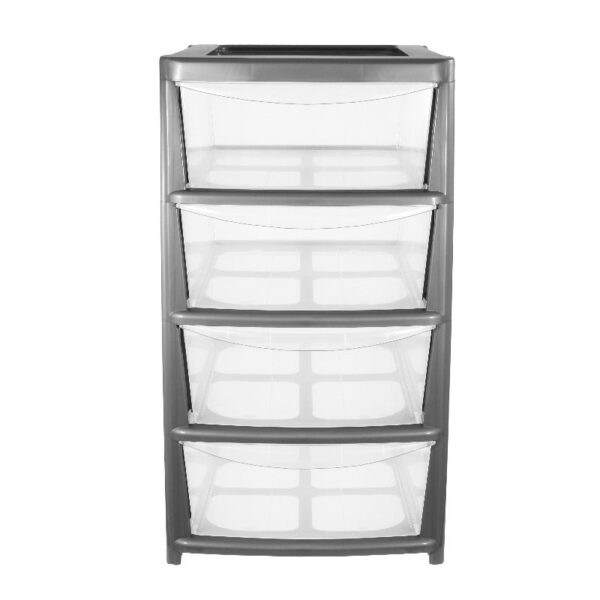 12-Pack Platinum Plastic Storage Towers