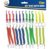 12-Piece Hook Key Ring Set