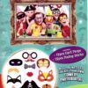 12-Piece Kids Party Photo Booth Selfie Props and Frame Set