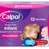 12 Sugar-Free Calpol Infant Sachets