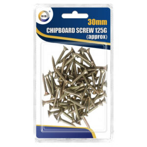 125g of 30mm chipboard screws