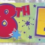12FT Foil Banner for 18th Birthday Celebration by Unique Party