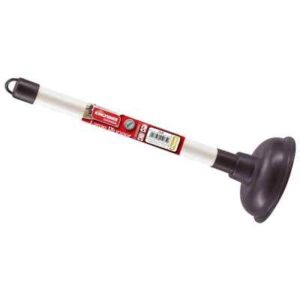 13CM Tall Plunger with Plastic Handle and Rubber Suction Head for Sink Drains