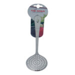 14-Inch Large Stainless Steel Skimmer Strainer Colander Spatula for Frying