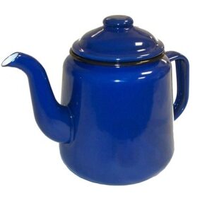 14CM Blue Enamel Teapot by Falcon