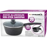 14CM PRIMA MILK SAUCEPAN WITH WOODEN HANDLE