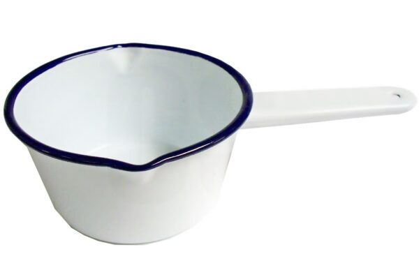 14CM White Enamel Milk Pan by Falcon