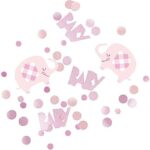 14g Pink Elephant Confetti for Baby Shower by Unique Party
