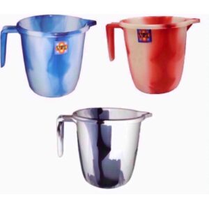 1.5-Liter Double-Colored Plastic Mug in Various Colors