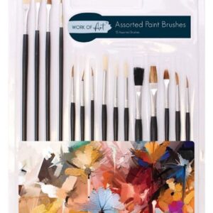 15-Piece Work of Art Paint Brush Set