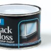 151 Black Gloss Non-Drip Paint Varnish Coating Tin - 180ml