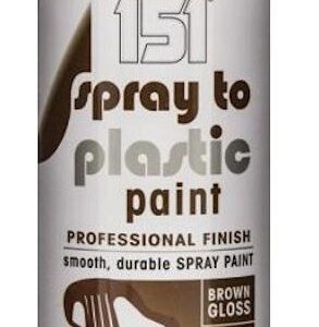 151 Brown Gloss Plastic Spray Paint - 400ml