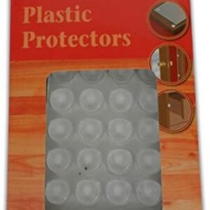 151 Medium Adhesive Plastic Protectors - 24 x 10 mm