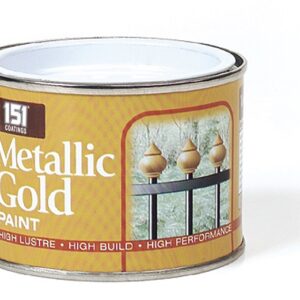 151 Metallic Gold Paint Varnish Coating Tin - 180ml