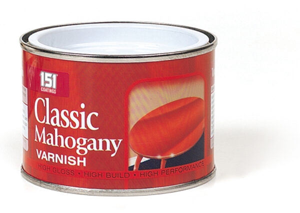 151 Paint Varnish Coating Tin in Classic Mahogany, 180ml