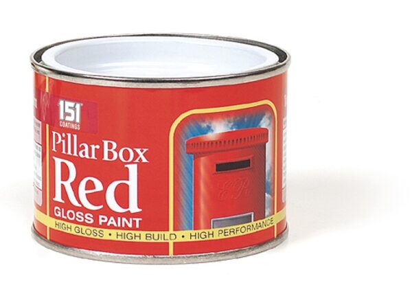 151 Paint Varnish Coating Tin in Pillarbox Red Gloss - 180ml