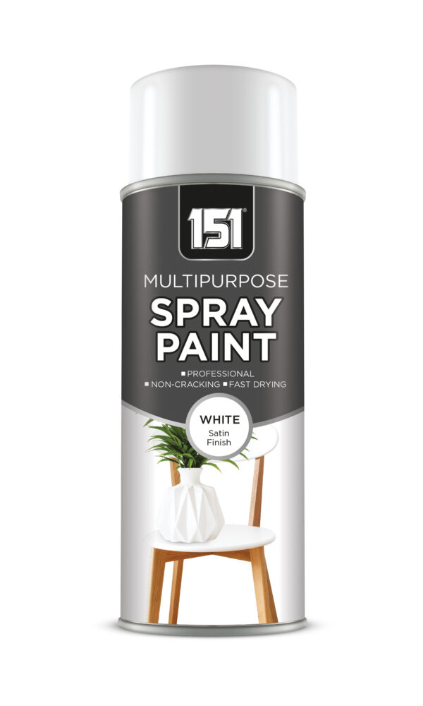 151 Satin White Spray Paint - 400ml