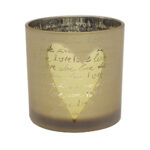 15CM Heart-Shaped Mirror Candle Holder by DESIRE