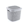 15L Diamond Multi-Purpose Square Basket with Lid - Assorted Colors