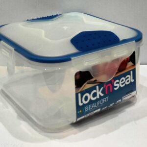 1.5L Square Plastic Food Storage Container with Lock 'n' Seal