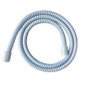 1.5M White PVC Shower Hose by Blue Canyon Oris