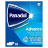 16-Count Panadol Advance 500mg Paracetamol Tablets