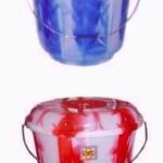 16-Liter Dual-Color Bucket with Lid in Various Colors