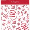 16-Pack Santa Christmas Paper Napkins