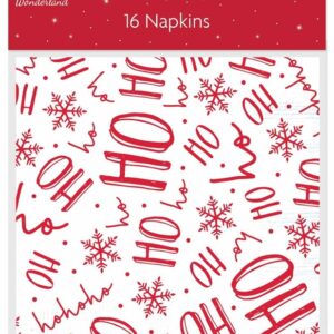 16-Pack Santa Christmas Paper Napkins