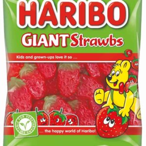 160g Pack of Haribo Giant Strawberry Candies