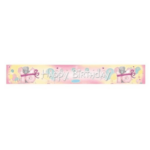 16th Birthday Teddy Foil Banner