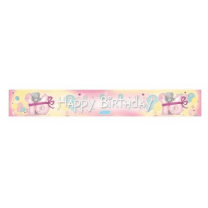 16th Birthday Teddy Foil Banner