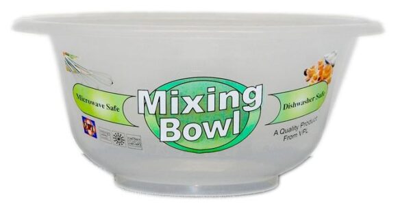 17CM Transparent Plastic Mixing Bowl