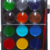 18-Color Paint Set with Brush in Hanging Pack