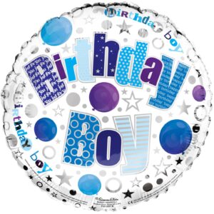 18-inch Helium Foil Balloon - Birthday Boy