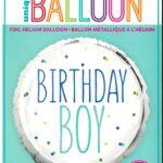 18-Inch Round Foil Balloon for Birthday Boy - Unique Design