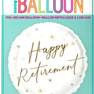 18" Round Foil Balloon for a Unique Happy Retirement