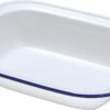 18CM FALCON ENAMEL RECTANGULAR PIE DISH