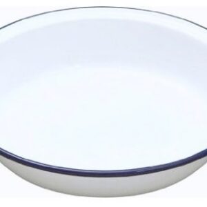 18CM Round Enamel Pie Dish by FALCON